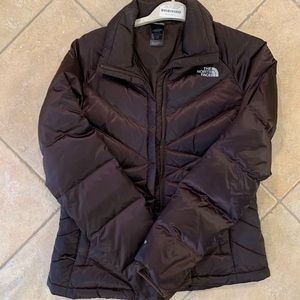 North Face Brown Puffer Jacket